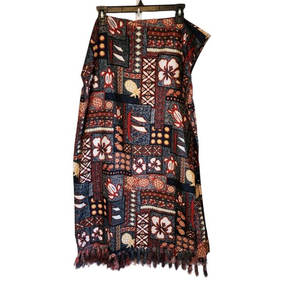 Other - EUC Long Hawaiian Style Bathing Suit Cover-Up Sarong